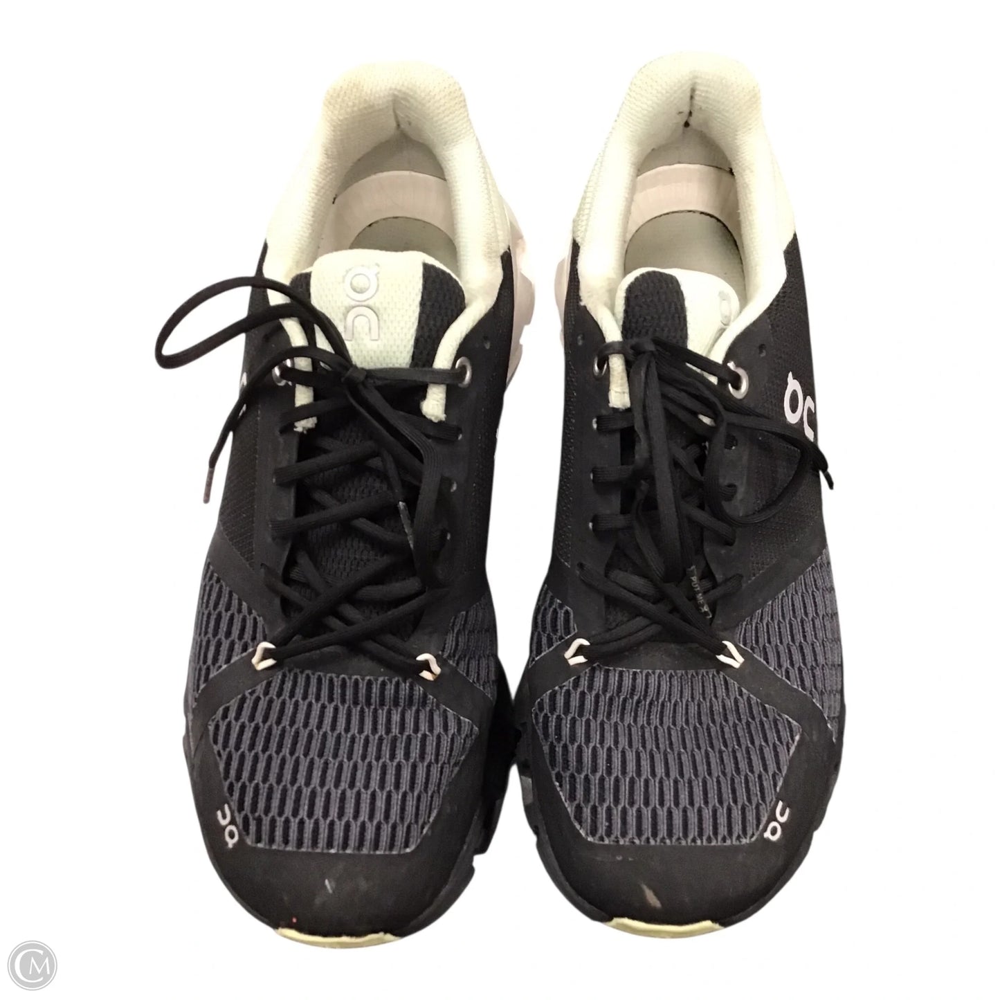 Shoes Athletic By On Cloud In Black & Green, Size: 9