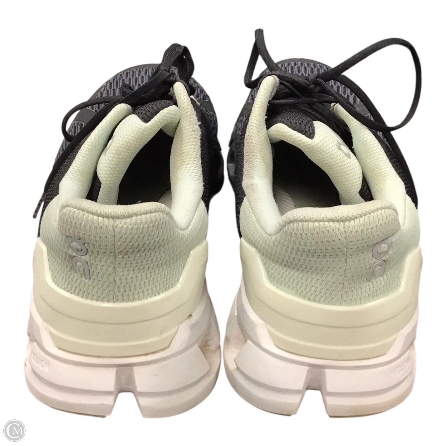 Shoes Athletic By On Cloud In Black & Green, Size: 9