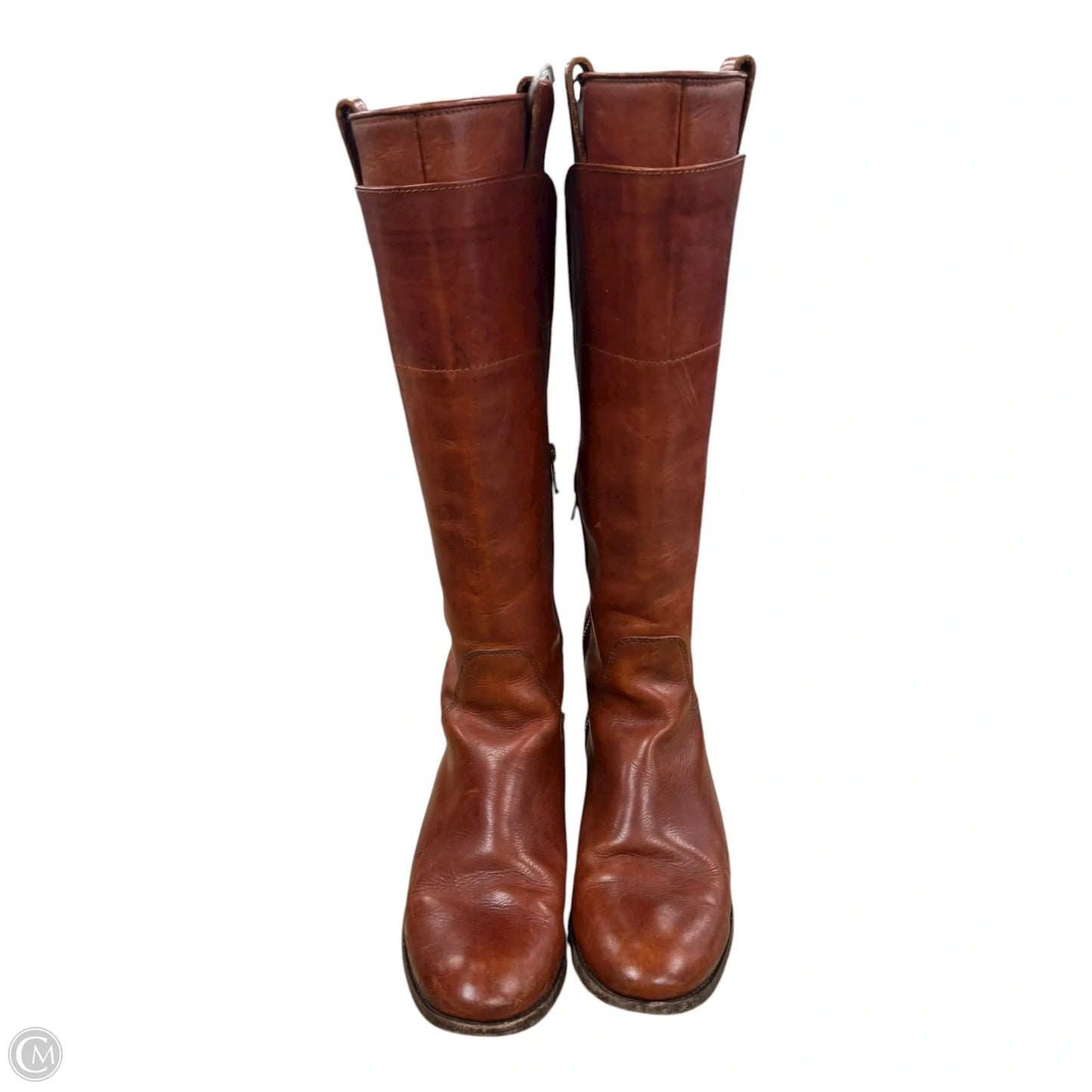 Boots Designer By Frye In Brown, Size: 7.5