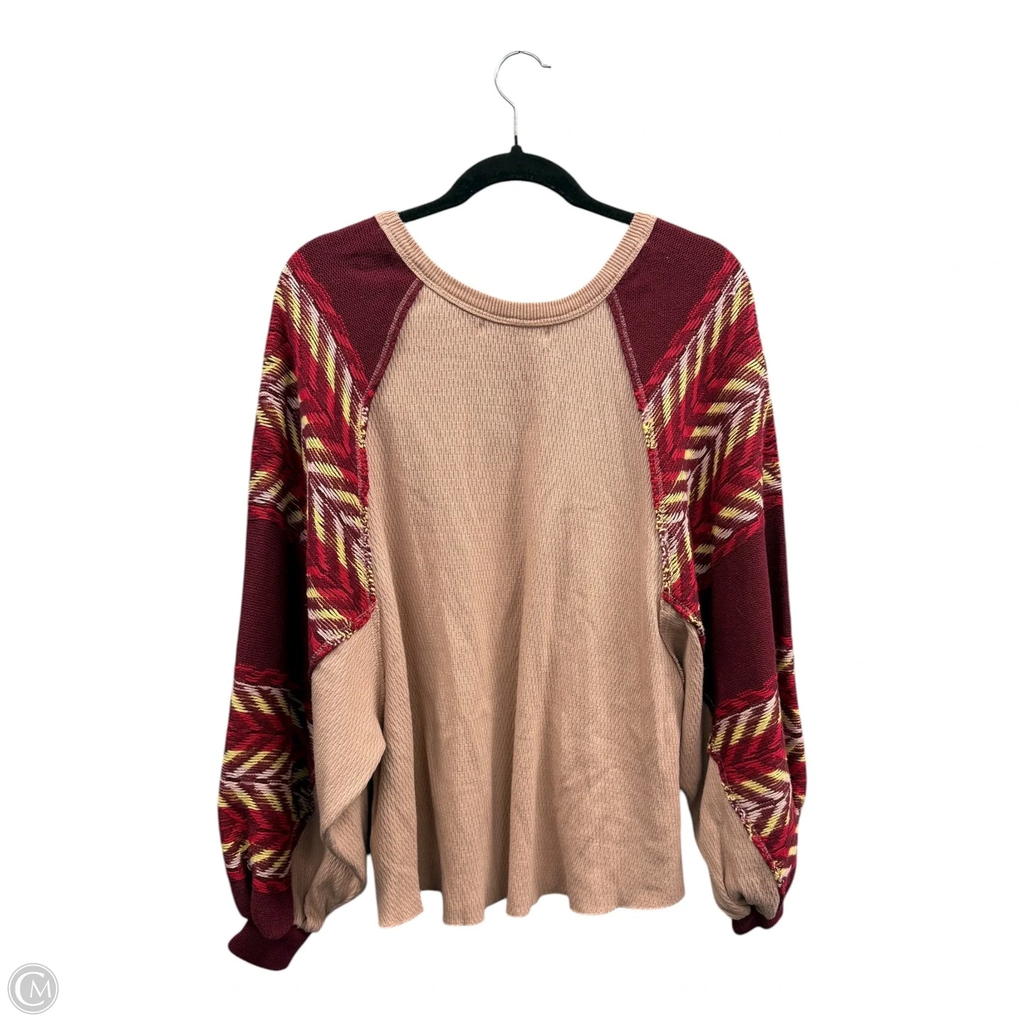 Sweater By We The Free In Red & Tan, Size: S