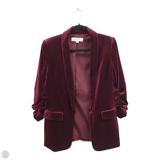 Blazer By Tahari By Arthur Levine In Maroon, Size: 8