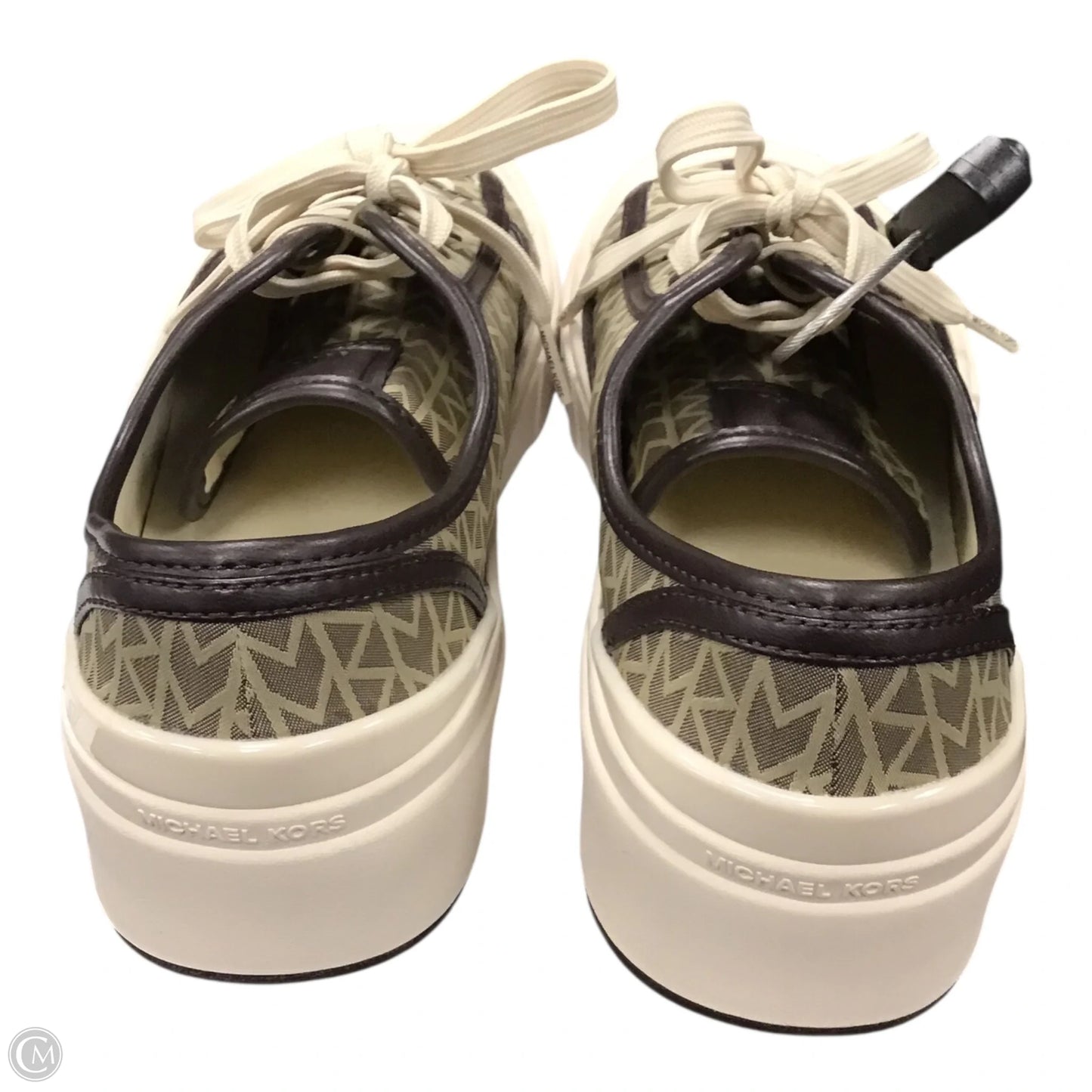 Shoes Designer By Michael Kors In Brown & Cream, Size: 9