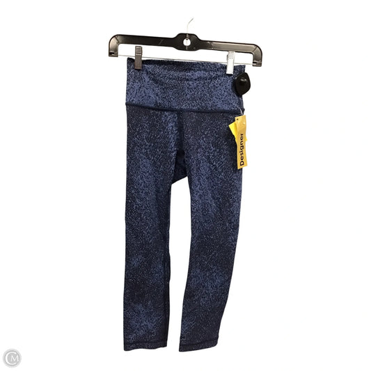 Athletic Leggings Capris By Lululemon In Blue, Size: 2