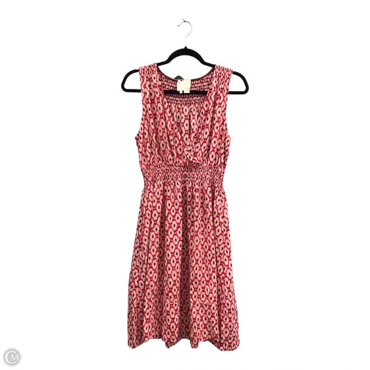 Dress Designer By Kate Spade In Pink & Red, Size: Xl