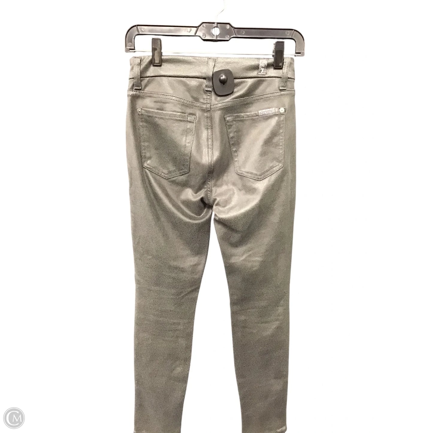 Jeans Skinny By 7 For All Mankind In Grey, Size: 2