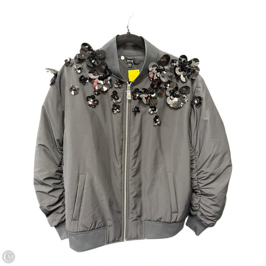 Jacket Puffer & Quilted By Express In Black, Size: M