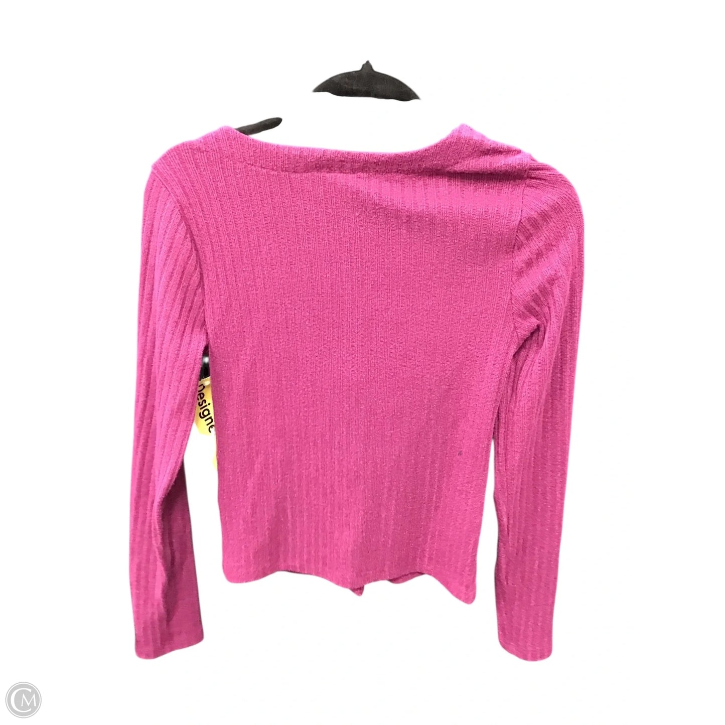 Sweater Cardigan By Maeve In Maroon, Size: S