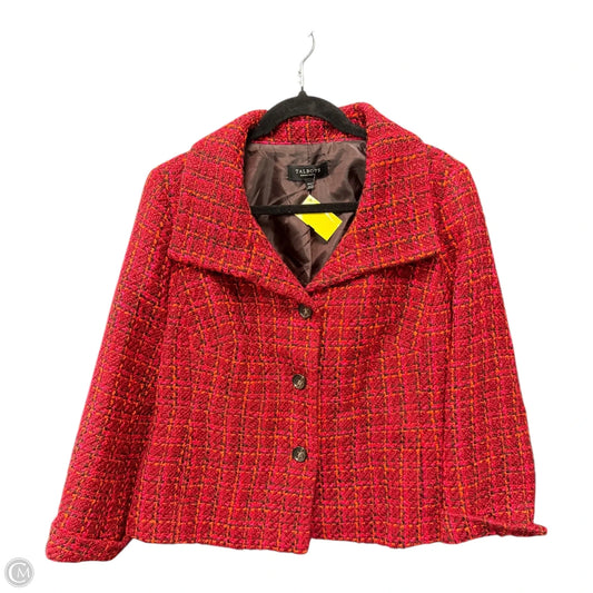 Blazer By Talbots In Orange & Red, Size: 14p