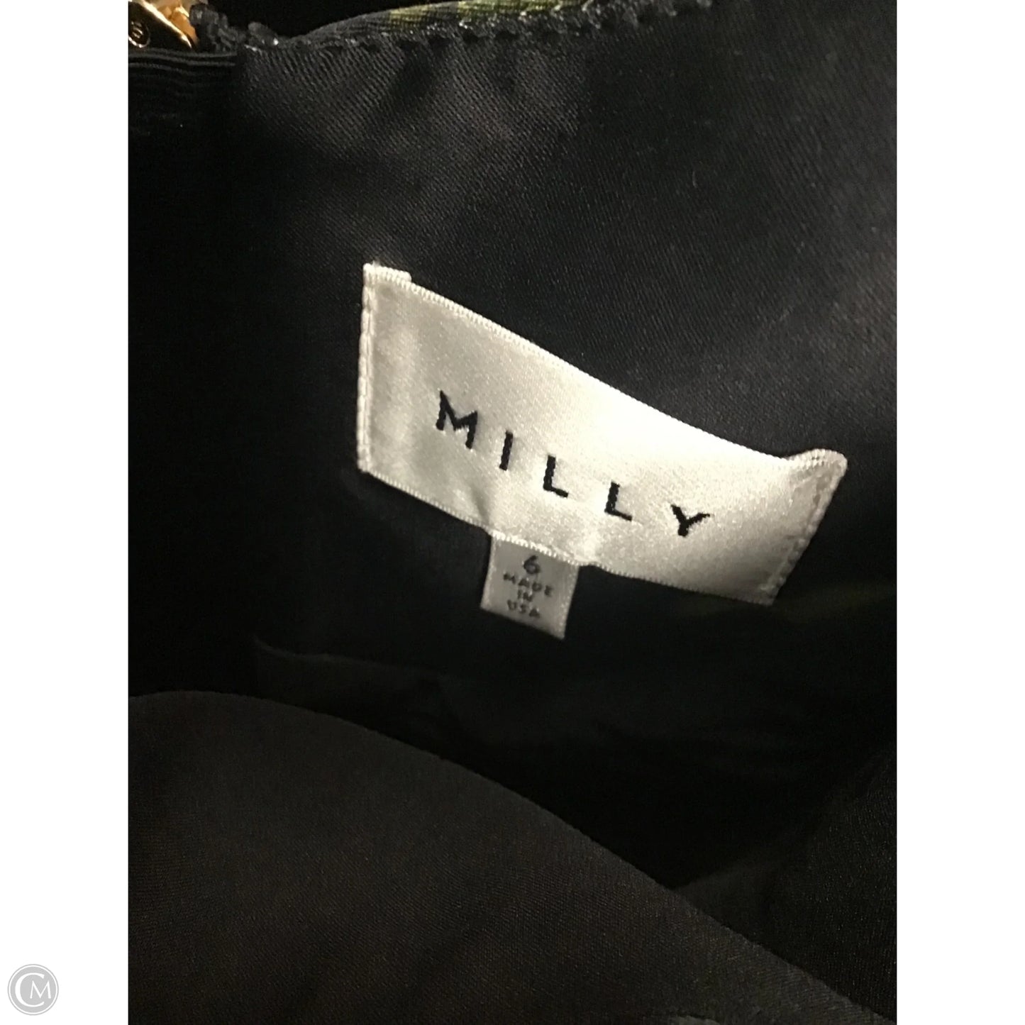 Dress Designer By Milly In Black & Pink, Size: 6