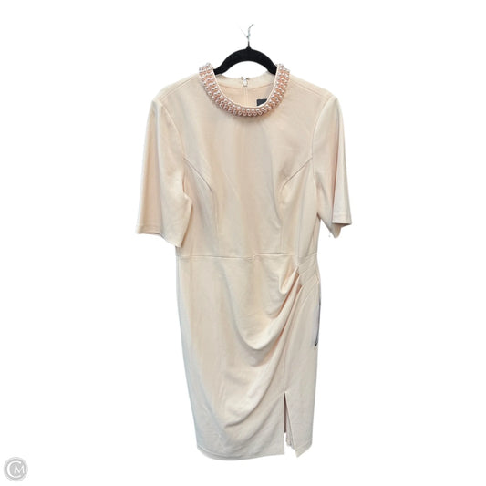 Dress Casual Midi By Adrianna Papell In Pink, Size: 14