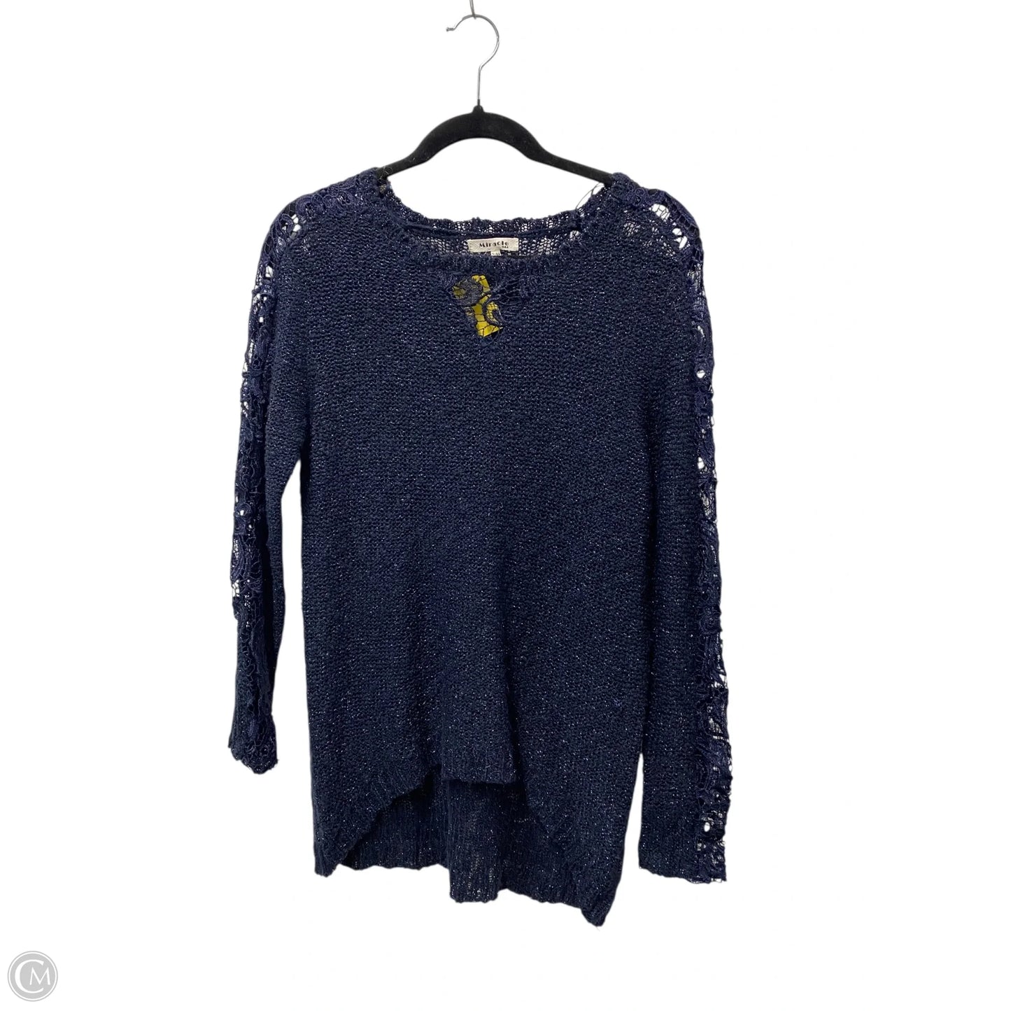 Sweater By Miracle In Navy, Size: S