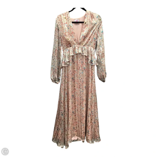 Dress Casual Maxi By Buddy Love In Floral Print, Size: M
