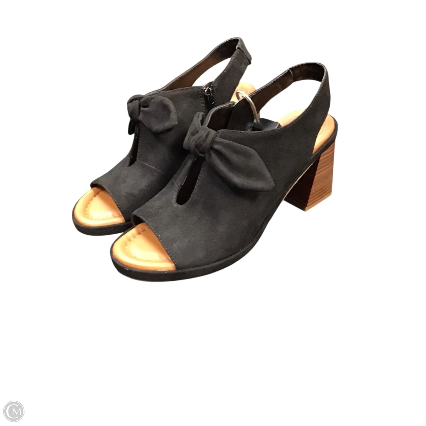 Shoes Heels Block By Kelly And Katie In Black, Size: 7