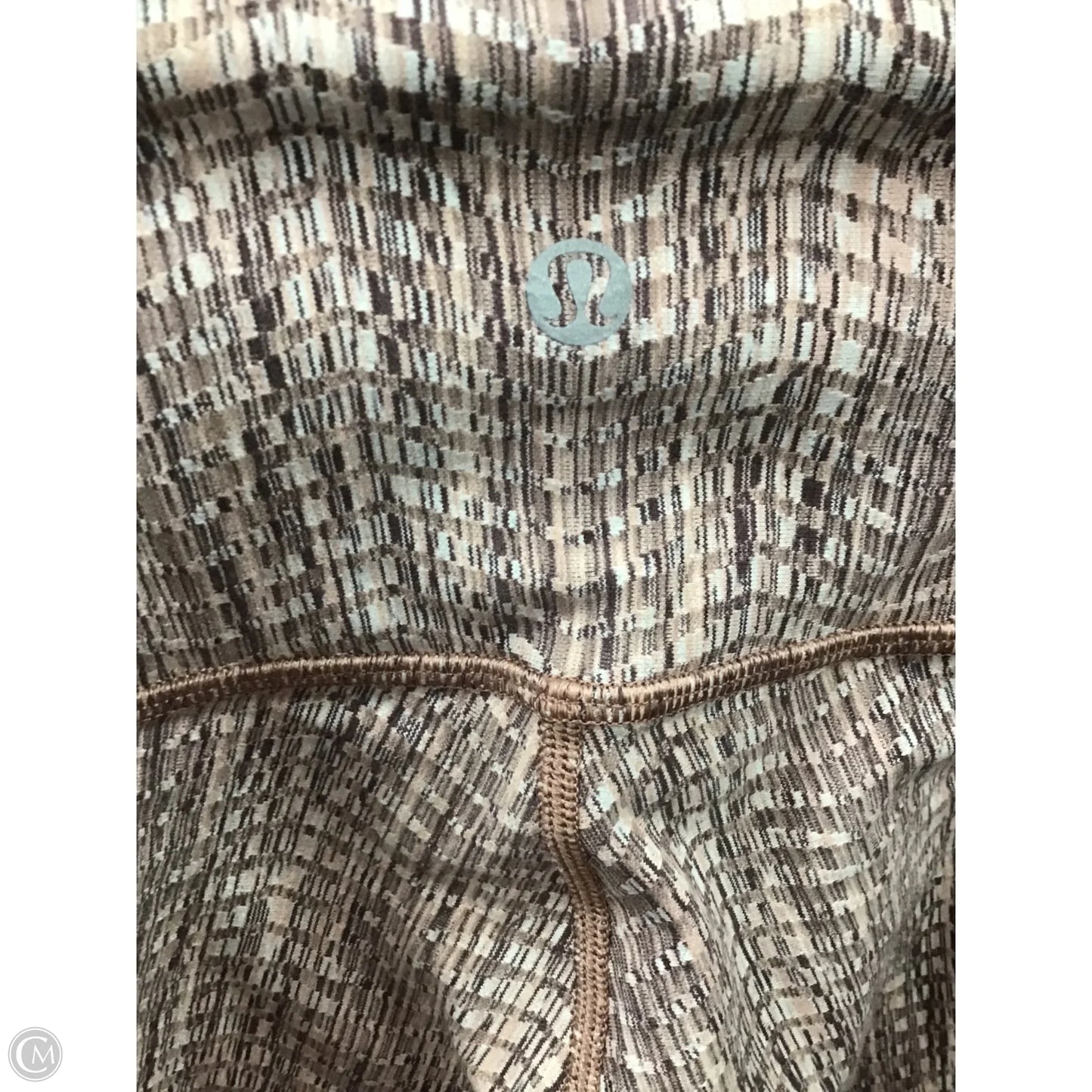 Athletic Leggings By Lululemon In Grey & Pink, Size: 4