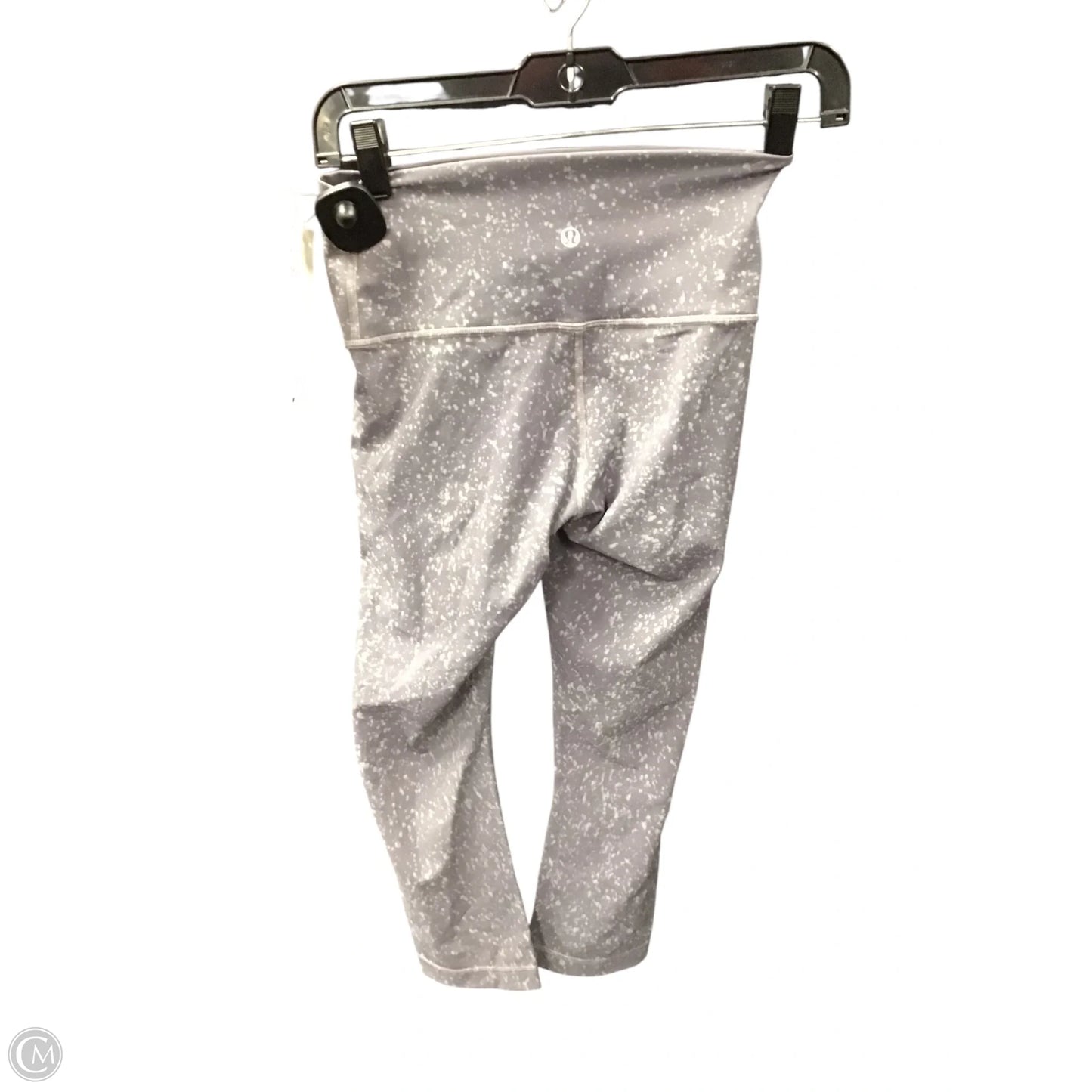 Athletic Leggings Capris By Lululemon In Grey, Size: 4