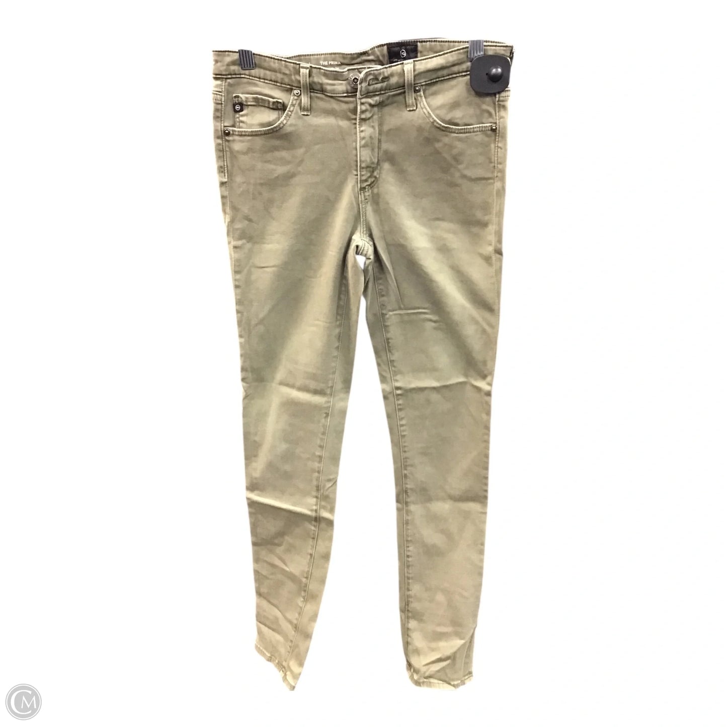 Jeans Skinny By Ag Jeans In Green, Size: 2