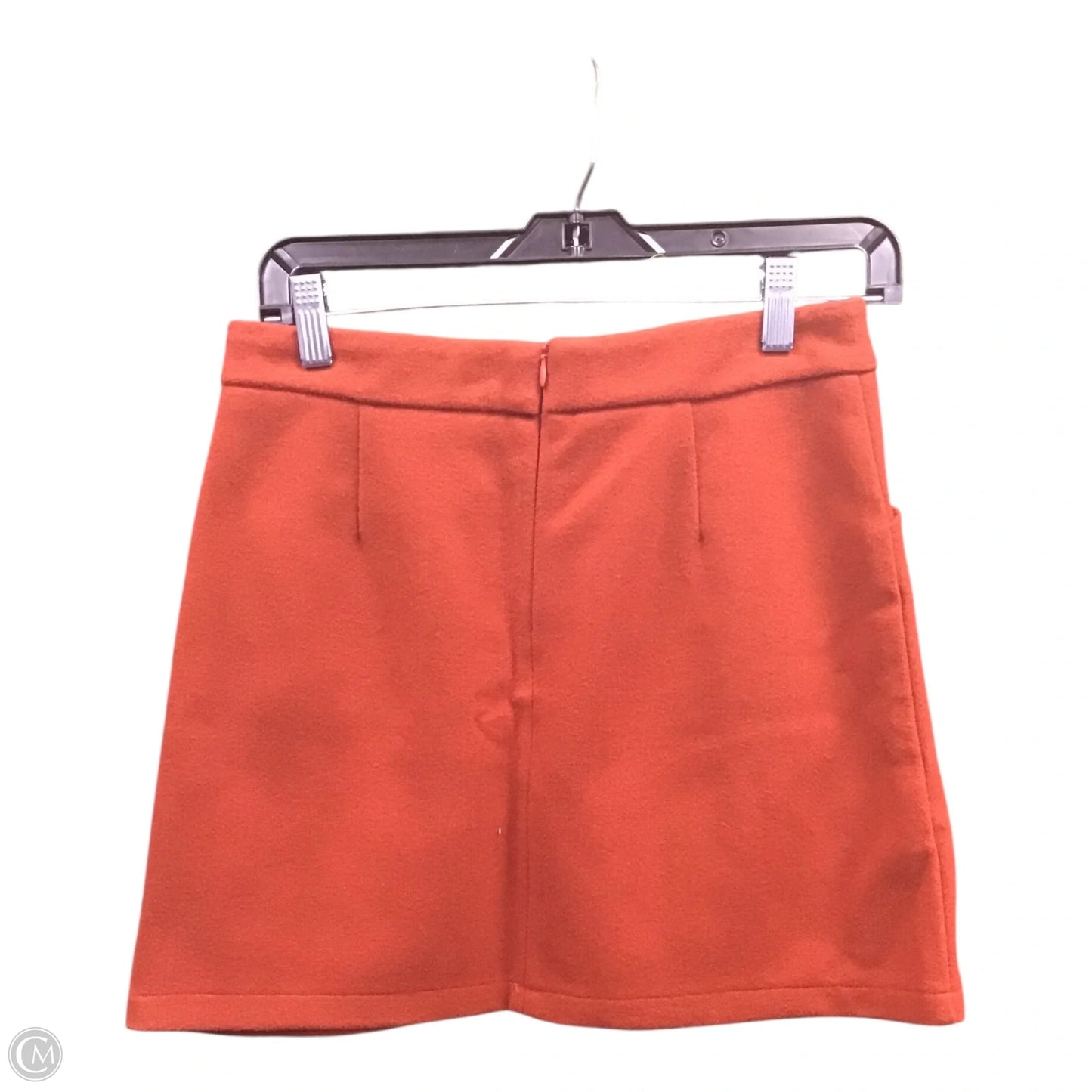Skirt Mini & Short By Aryeh In Orange, Size: S