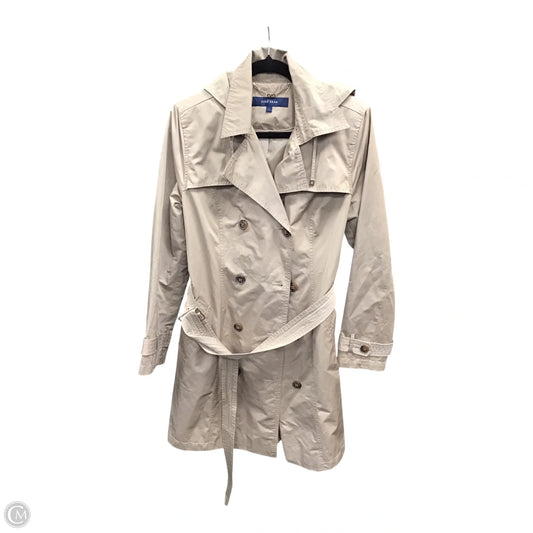 Coat Trench Coat By Cole-haan In Tan, Size: L