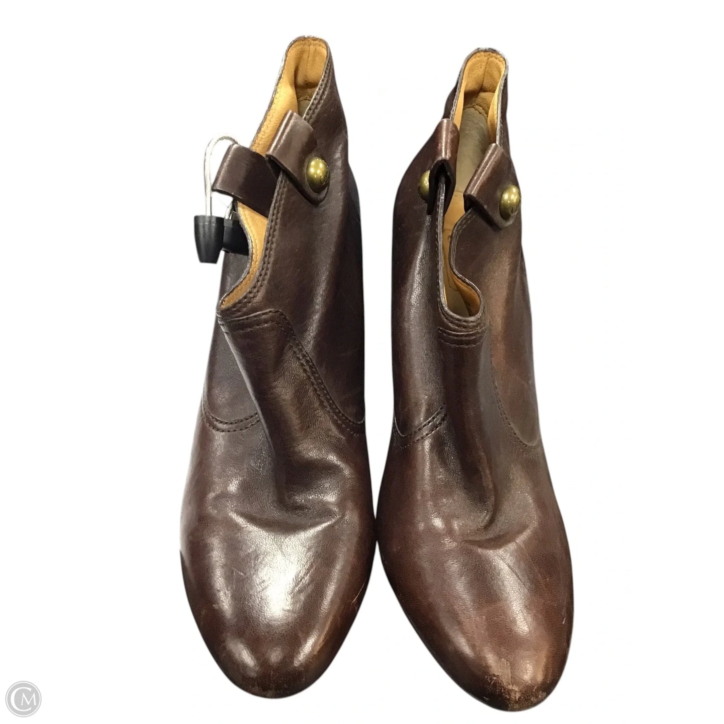 Boots Designer By Coach In Brown, Size: 10