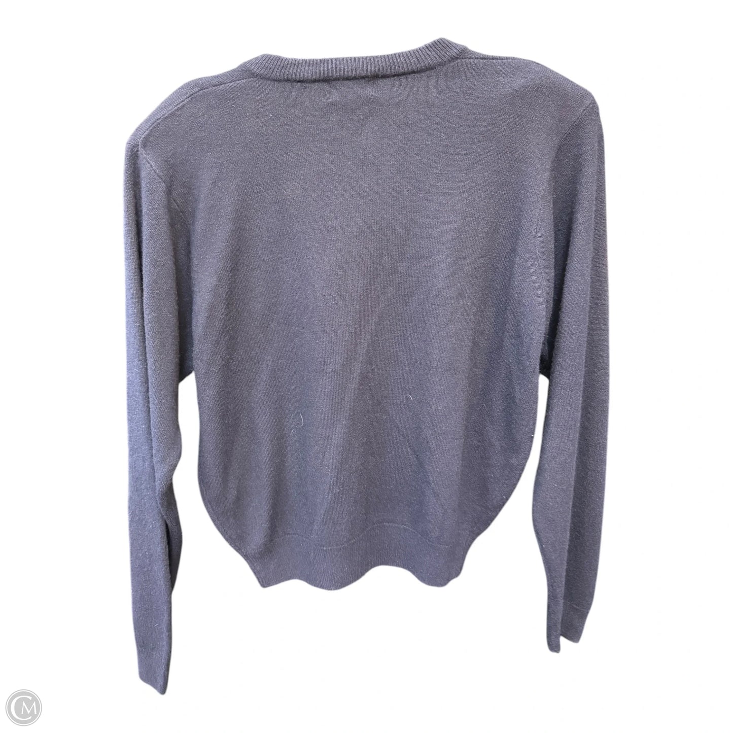 Sweater Cardigan By Clothes Mentor In Blue & Gold, Size: M