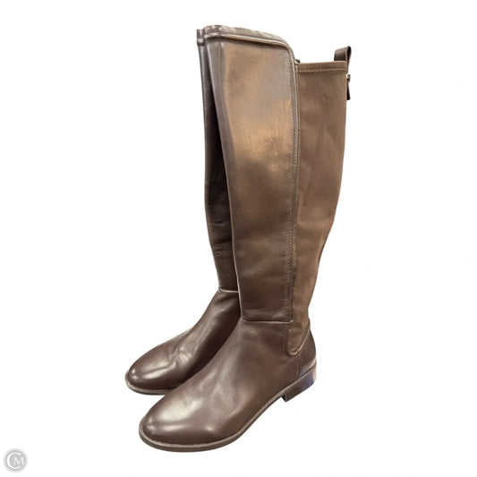 Boots Knee Heels By Marc Fisher In Brown, Size: 8.5