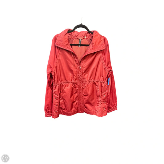Jacket Windbreaker By Athleta In Red, Size: M