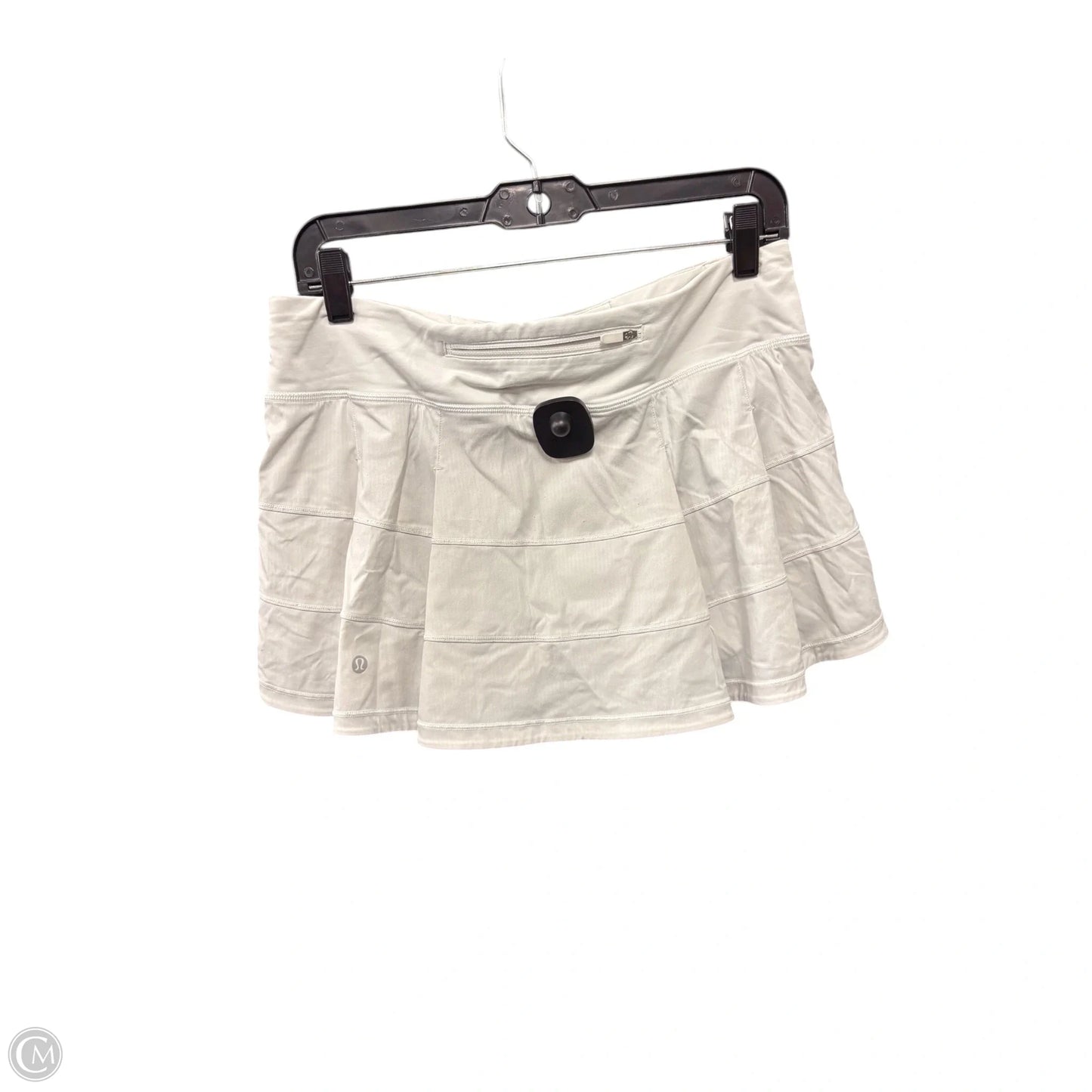 Athletic Shorts By Lululemon In White, Size: 8
