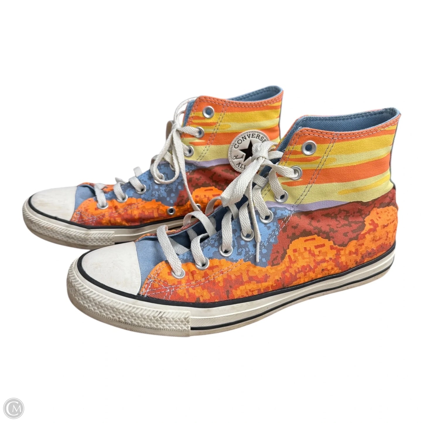 Shoes Sneakers By Converse In Blue & Orange, Size: 10.5