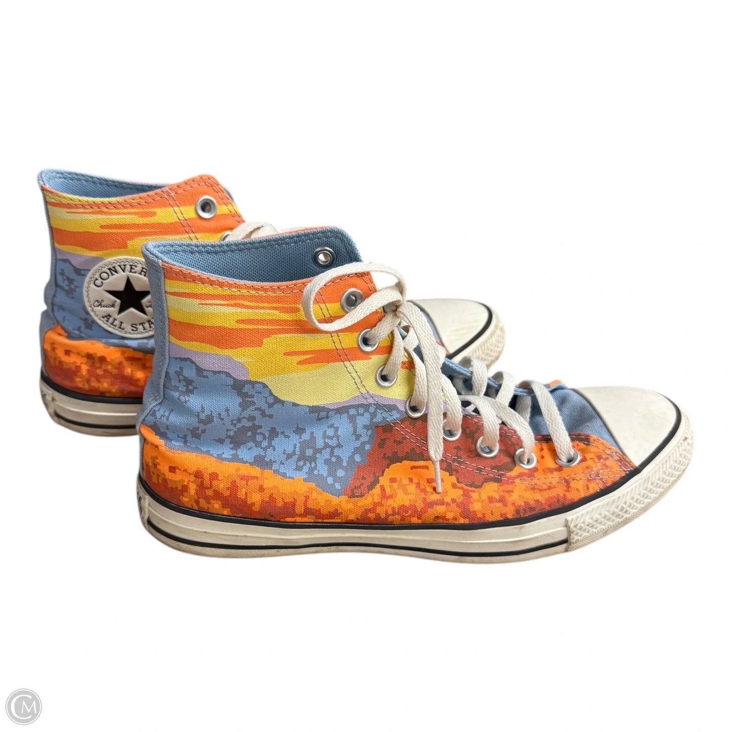 Shoes Sneakers By Converse In Blue & Orange, Size: 10.5