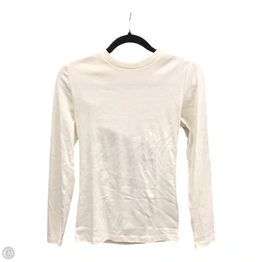 Top Long Sleeve By J. Crew In Cream, Size: S