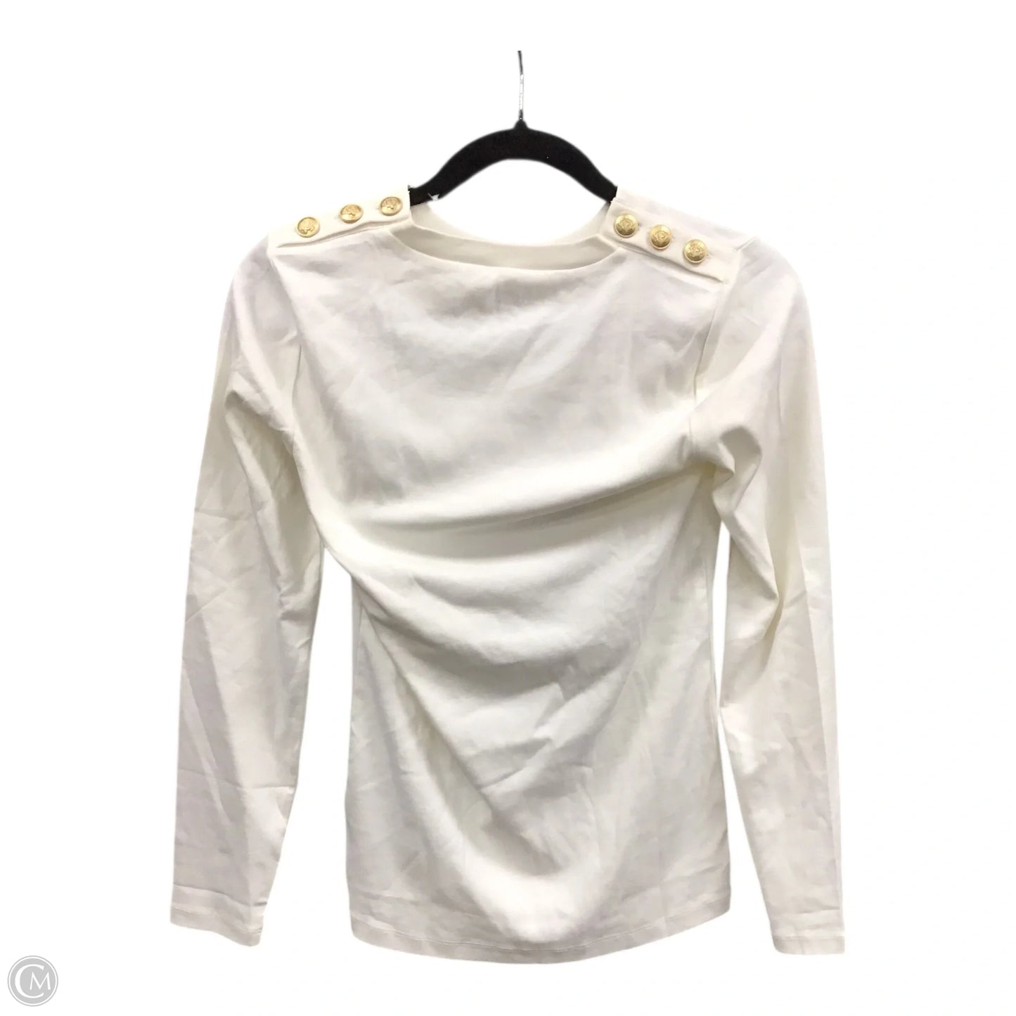 Top Long Sleeve By J. Crew In Cream, Size: S