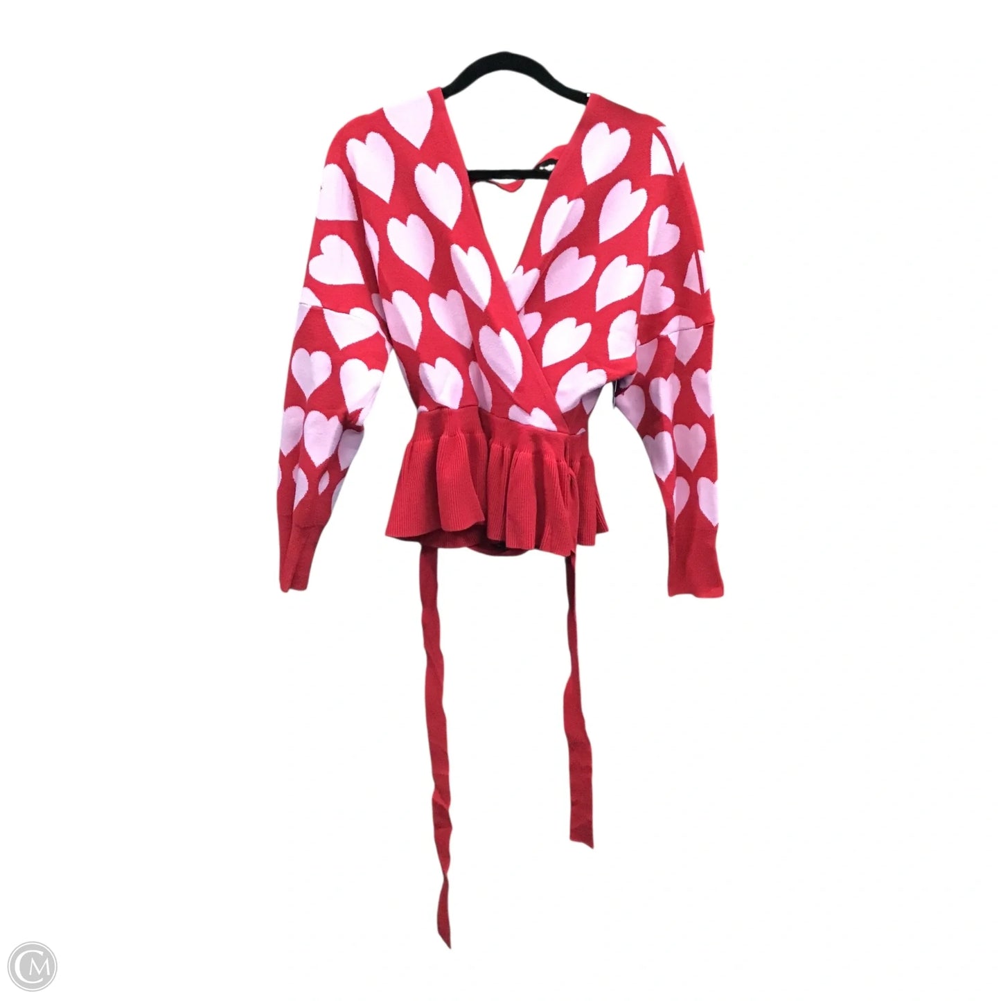 Sweater By Umgee In Pink & Red, Size: L