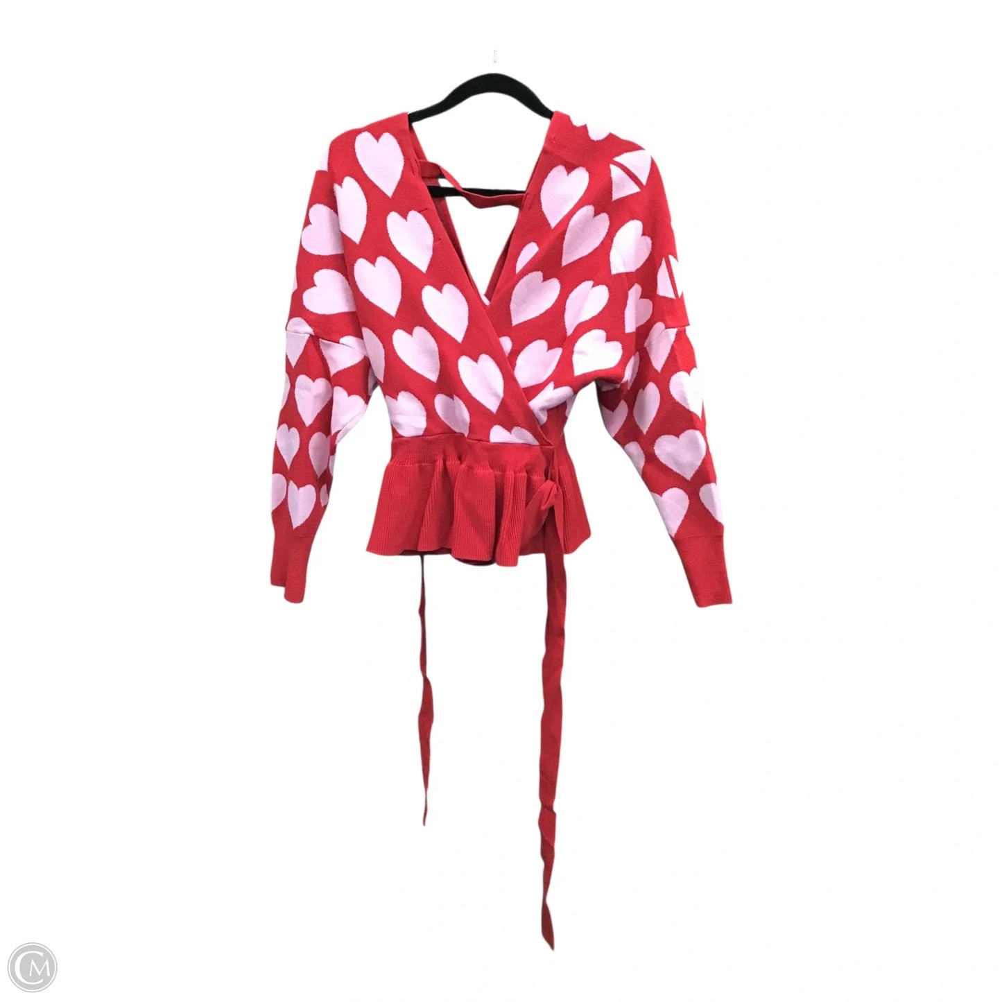 Sweater By Umgee In Pink & Red, Size: L