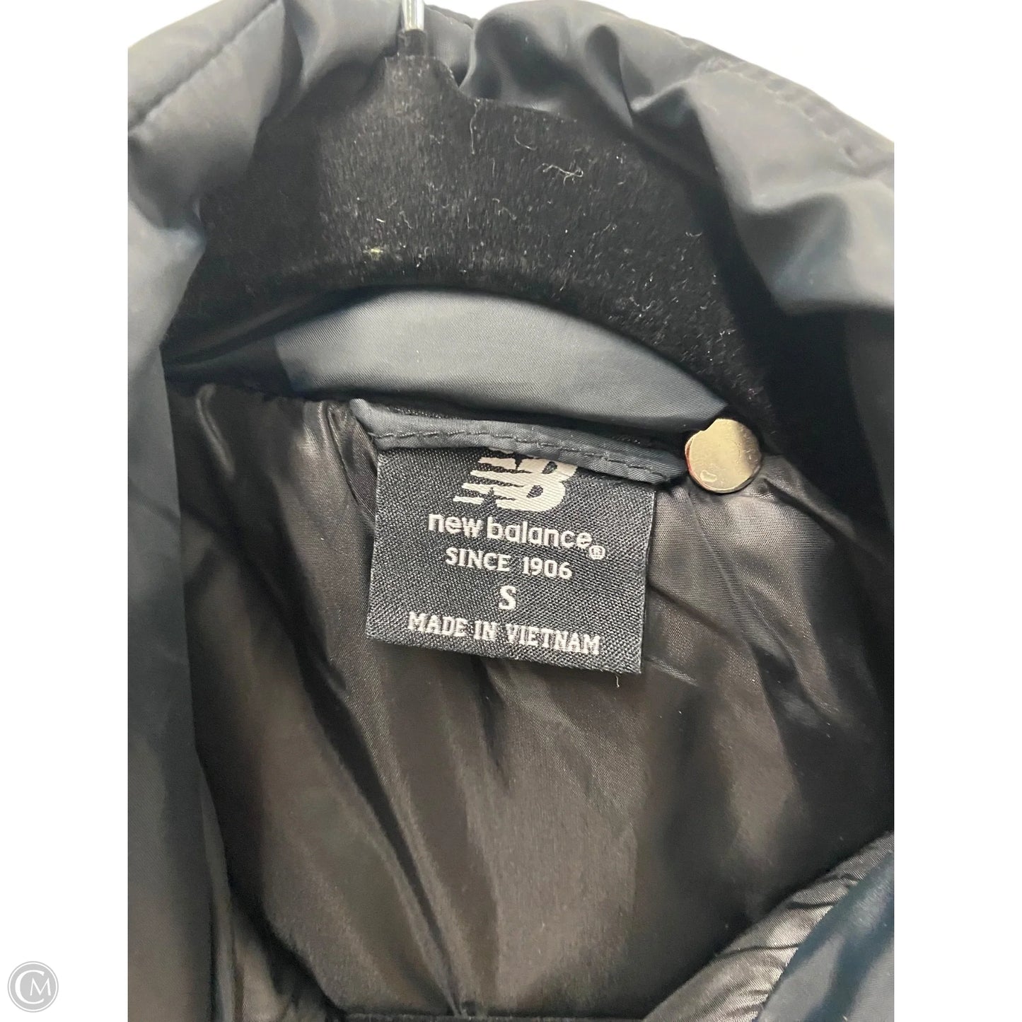 Vest Puffer & Quilted By New Balance In Black, Size: S