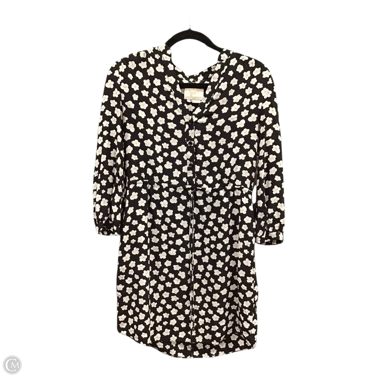 Dress Designer By Kate Spade In Black & White, Size: S