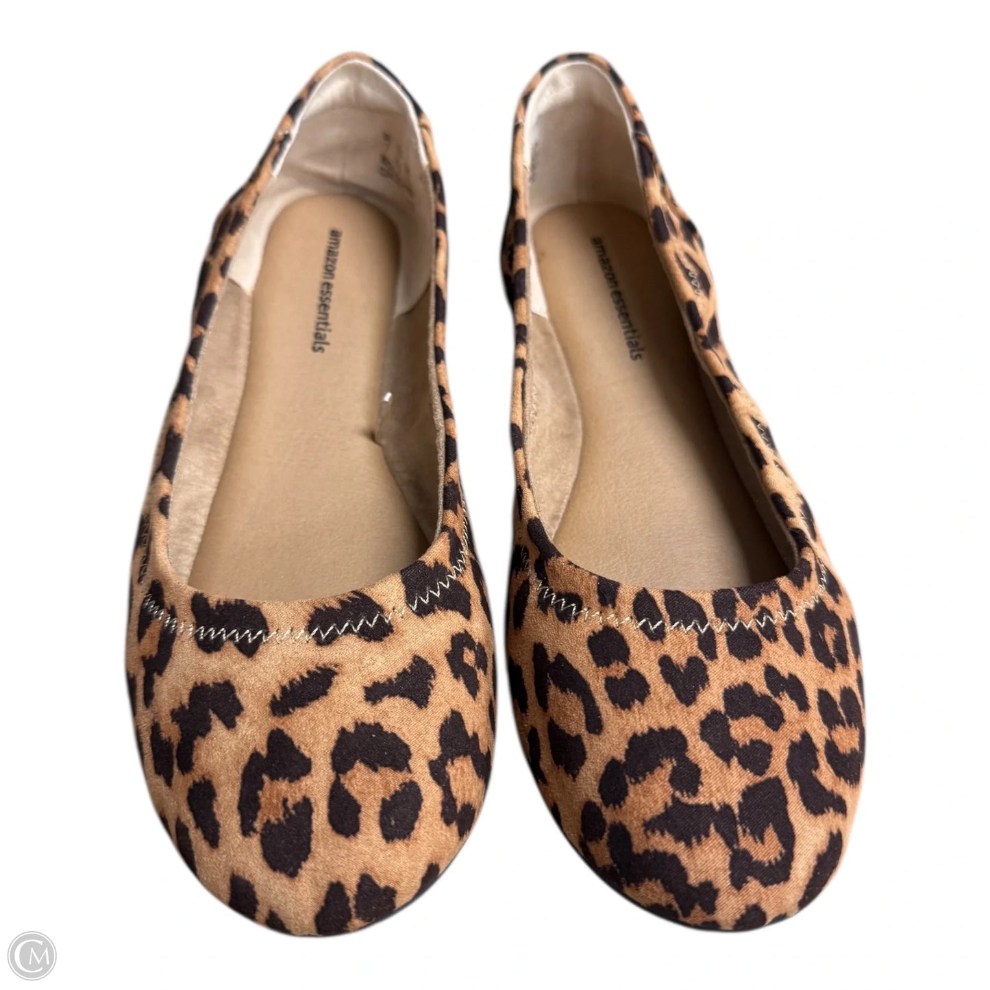 Shoes Flats By Amazon Essentials In Animal Print, Size: 7