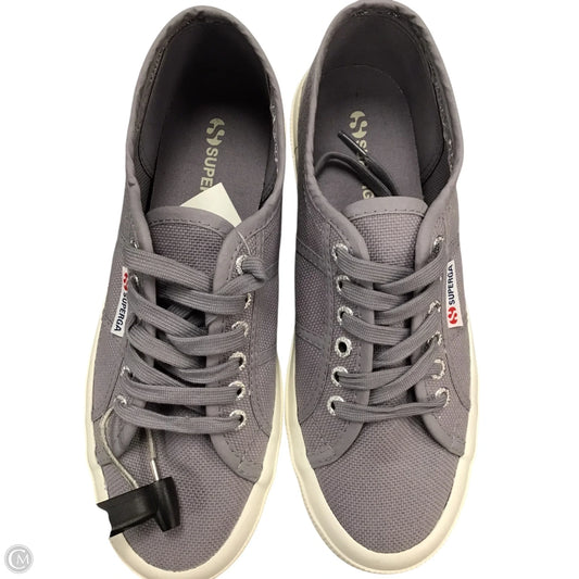 Shoes Sneakers By Superga In Grey, Size: 8.5