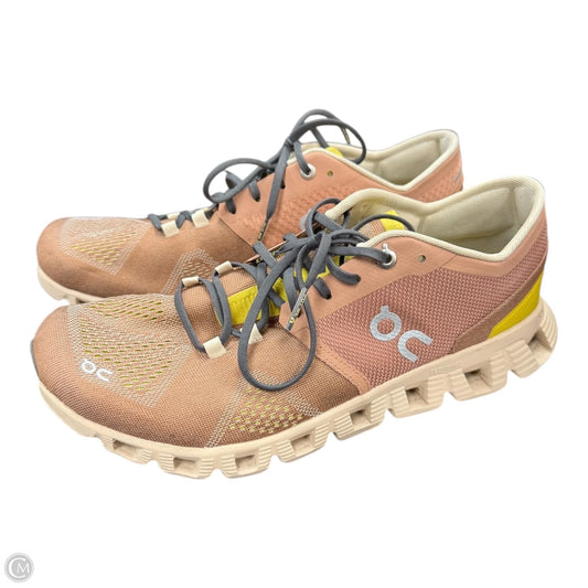 Shoes Athletic By On Cloud In Peach, Size: 9.5