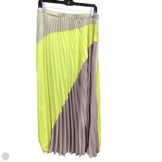 Skirt Maxi By Dolan Left Coast In Tan & Yellow, Size: L