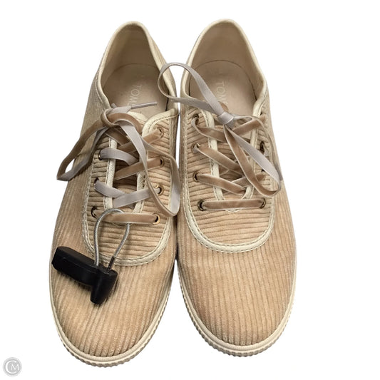 Shoes Sneakers By Toms In Tan, Size: 7.5