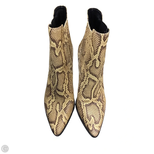 Boots Ankle Heels By House Of Harlow In Snakeskin Print, Size: 8.5