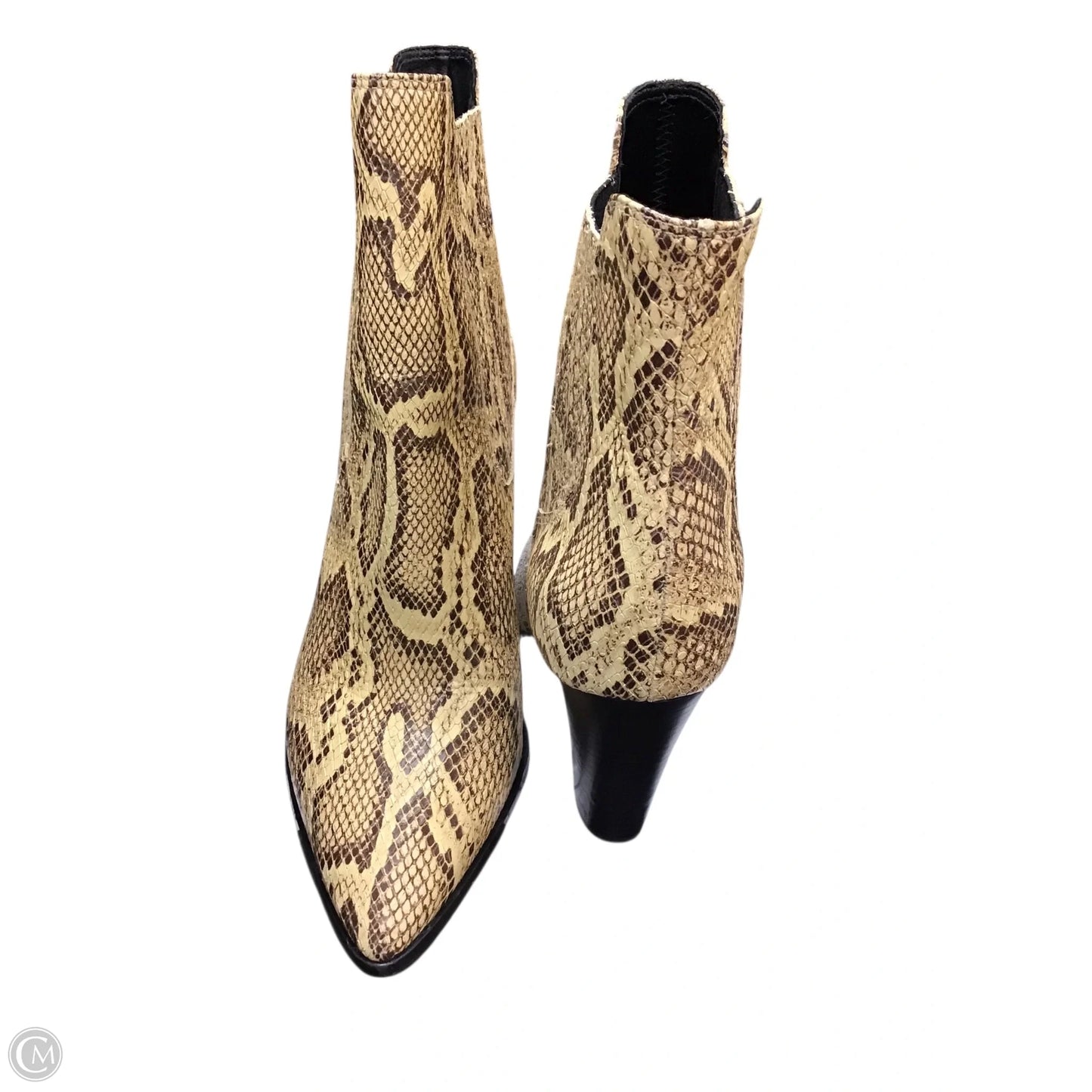 Boots Ankle Heels By House Of Harlow In Snakeskin Print, Size: 8.5