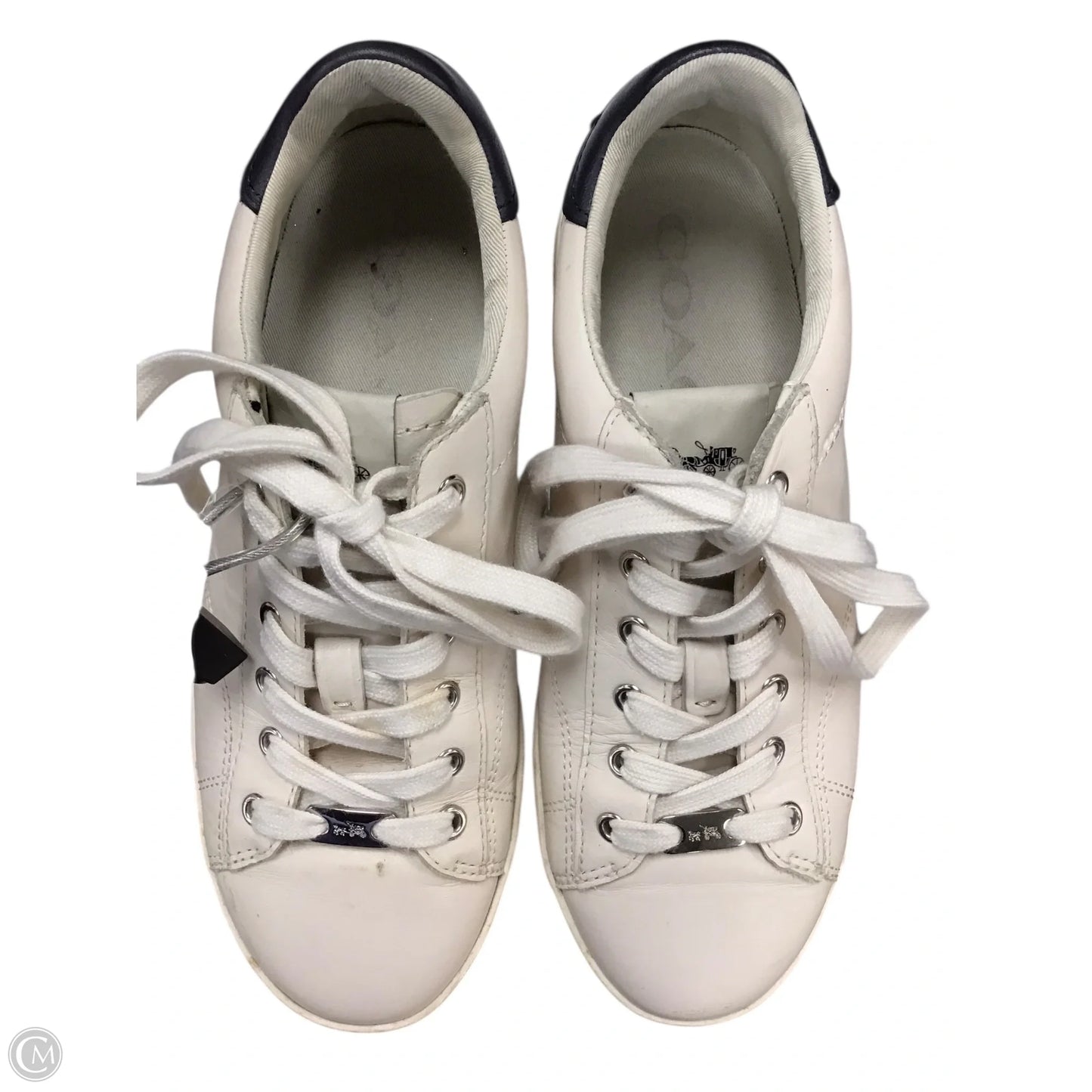 Shoes Designer By Coach In White, Size: 7