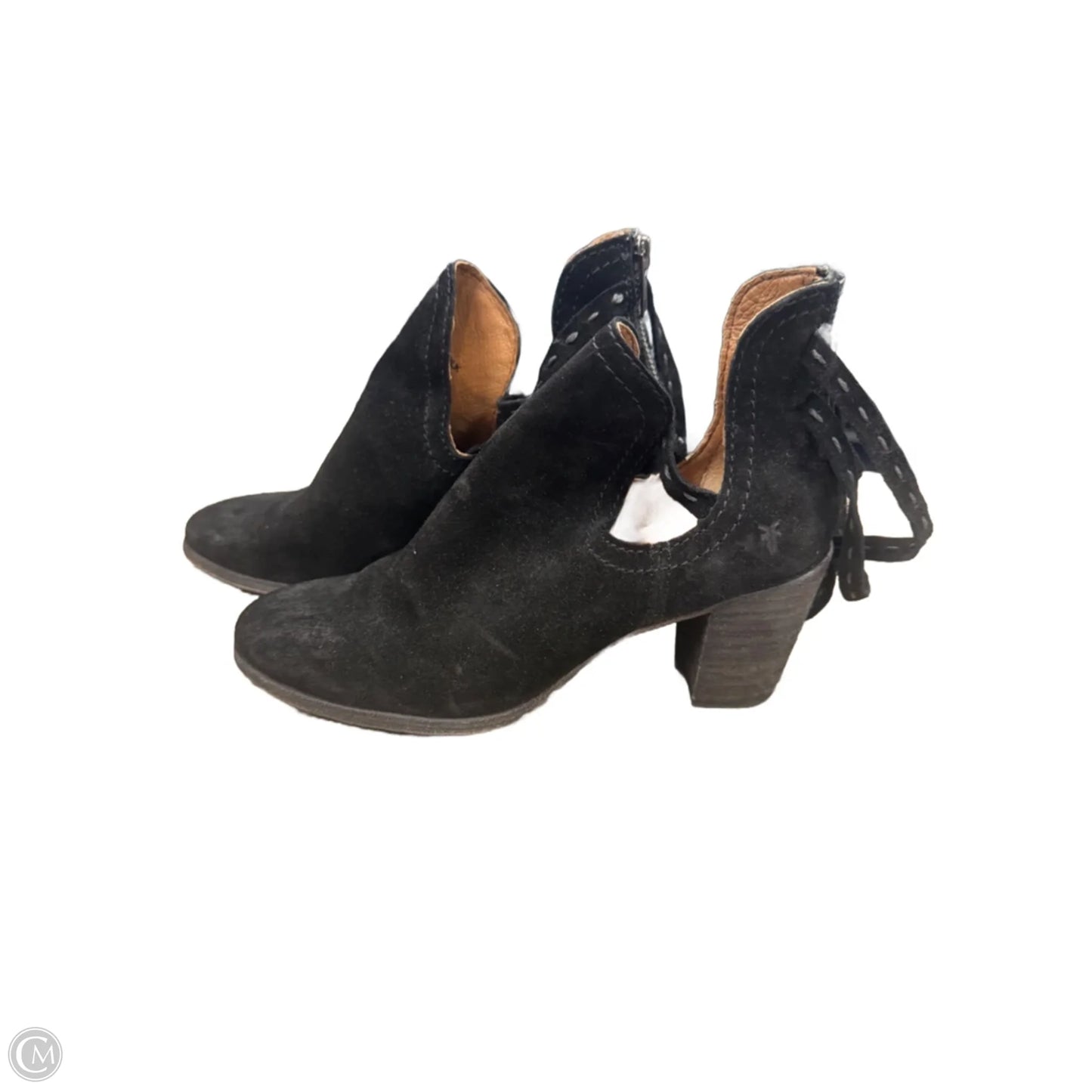 Boots Designer By Frye In Black, Size: 8.5