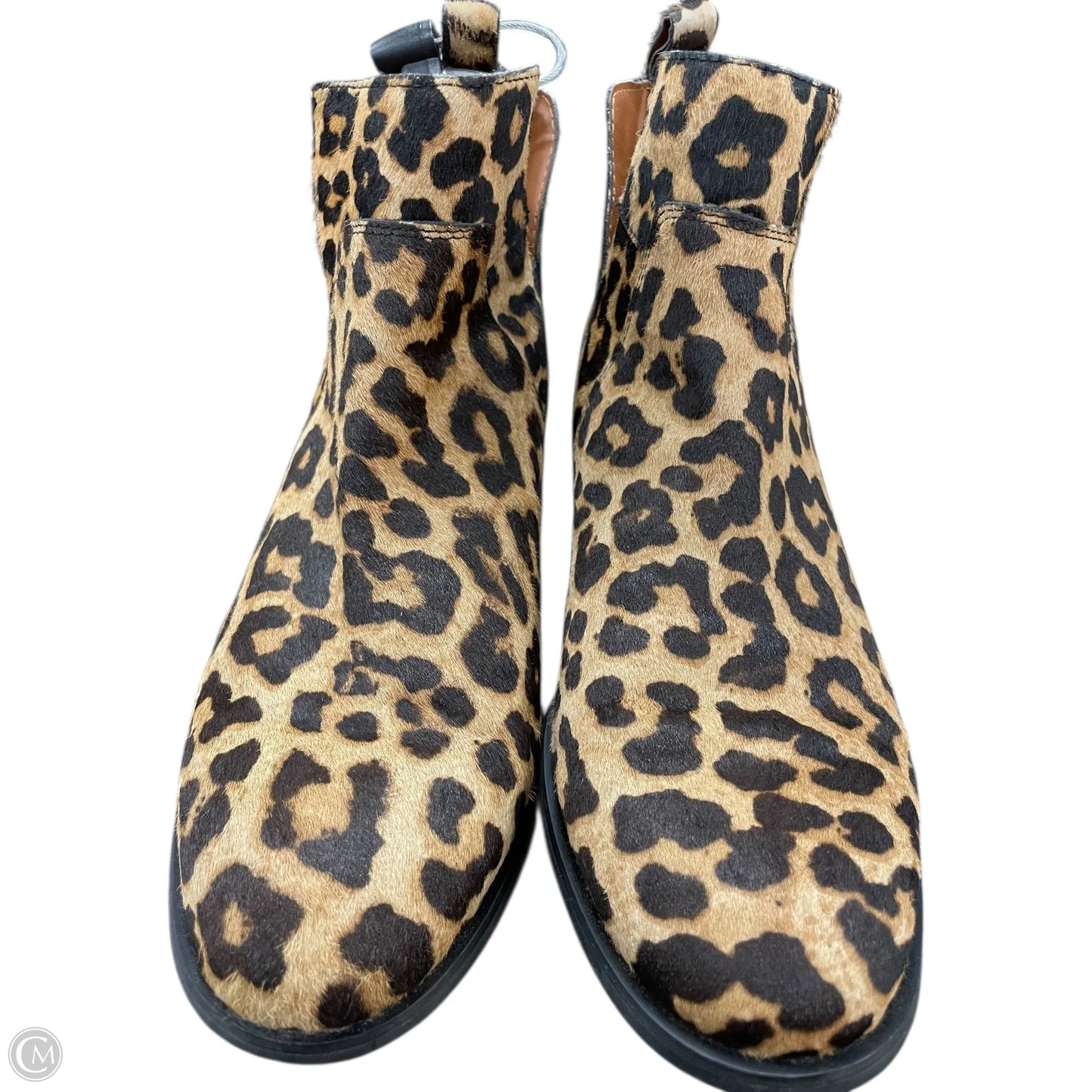 Boots Ankle Heels By Franco Sarto In Animal Print, Size: 7.5