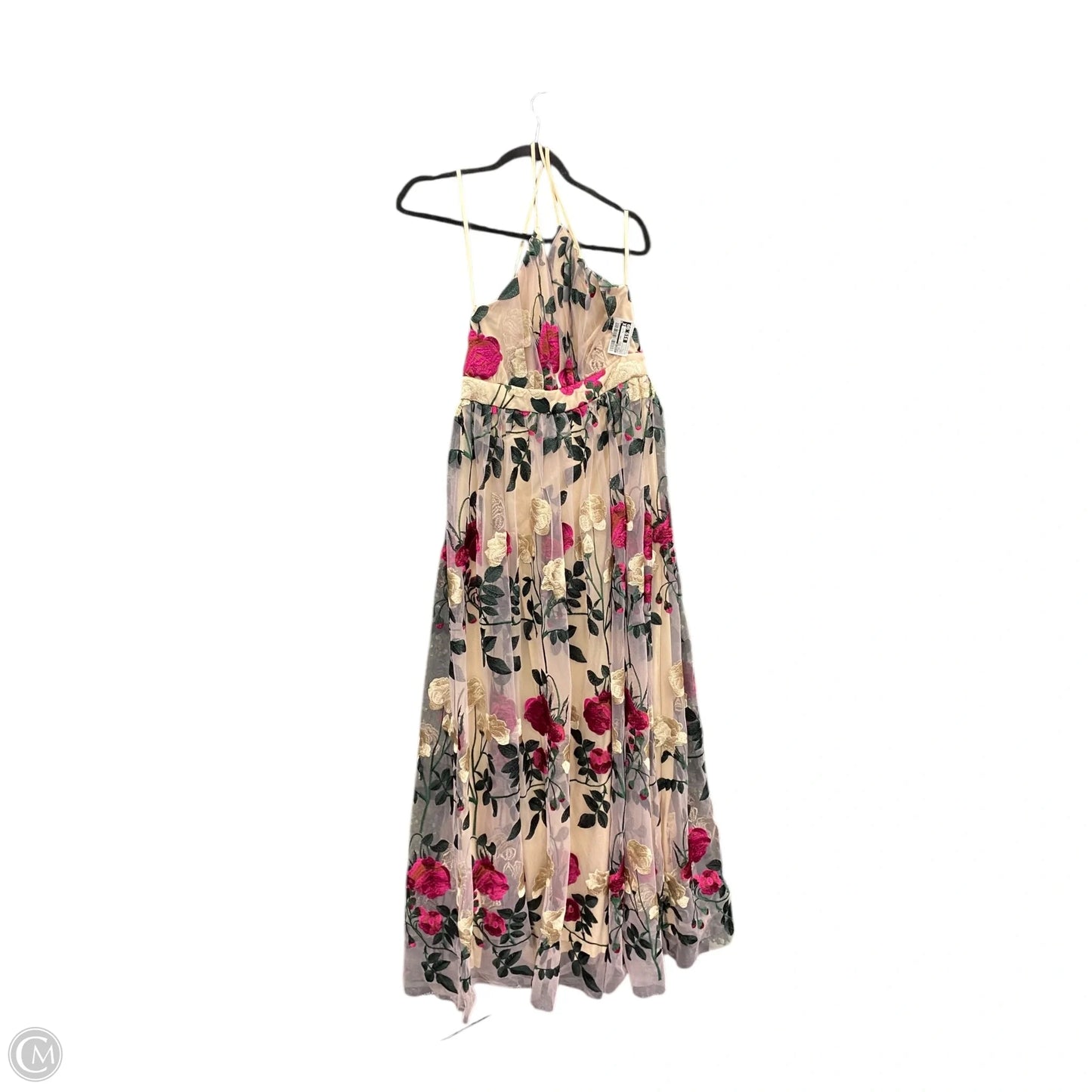 Dress Party Long By Windsor In Floral Print, Size: L