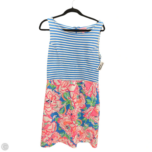 Dress Designer By Lilly Pulitzer In Blue & Pink, Size: M
