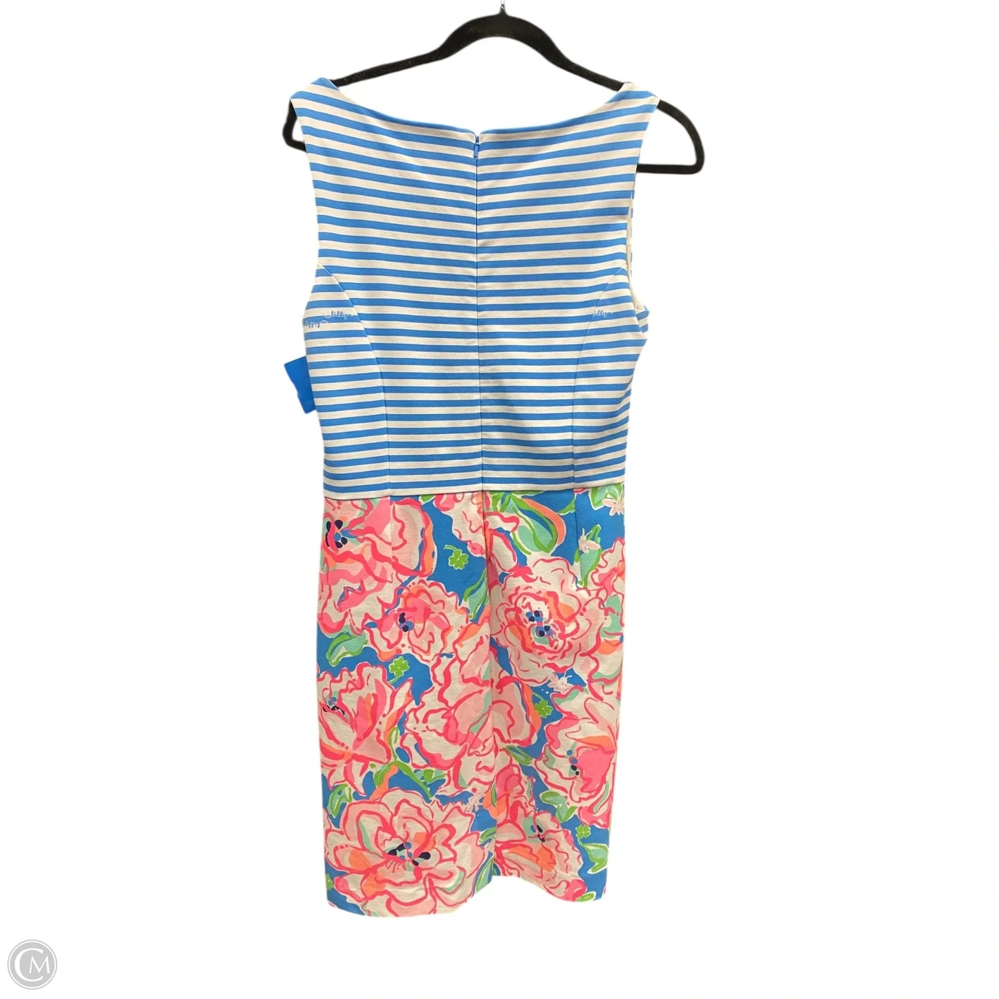 Dress Designer By Lilly Pulitzer In Blue & Pink, Size: M