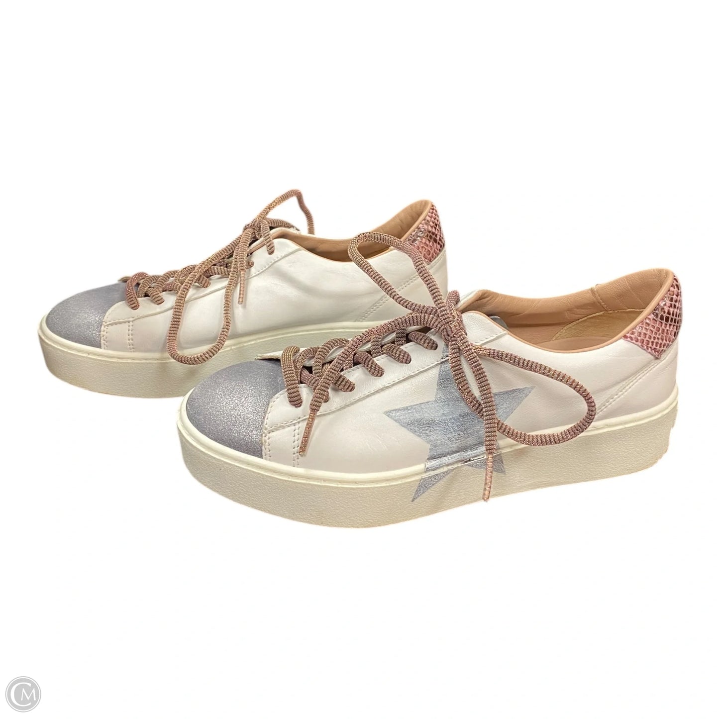 Shoes Sneakers By Cmb In Grey & Pink, Size: 7