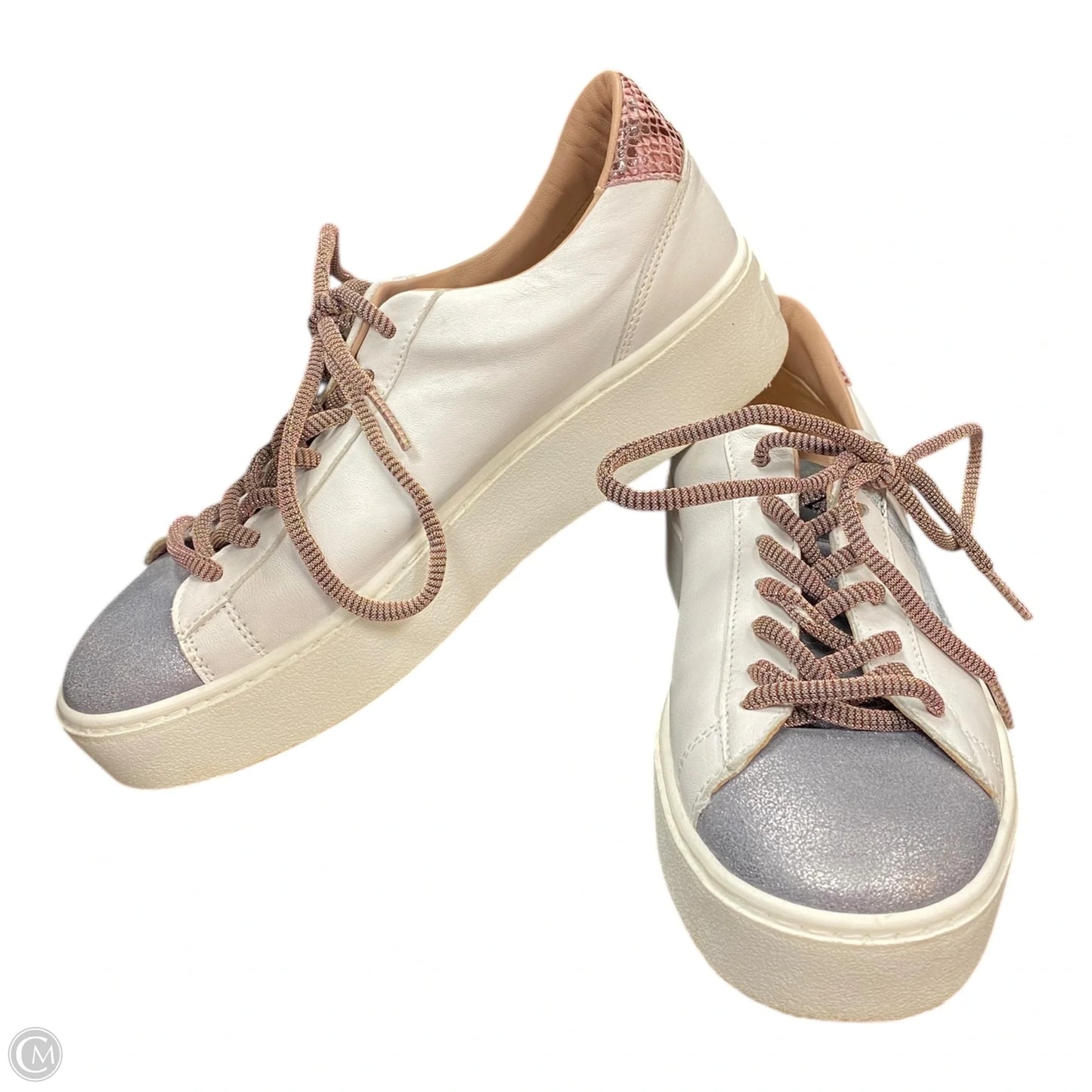 Shoes Sneakers By Cmb In Grey & Pink, Size: 7